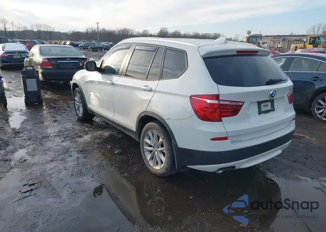 2013 BMW X3 xDrive28I from USA, damaged, VIN 5UXWX9C50D0A08995